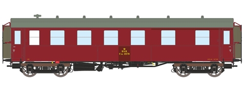 Dekas 876175 DSB CML 2278 Personenwagen, ca. 1960–65, Neuheit 2027